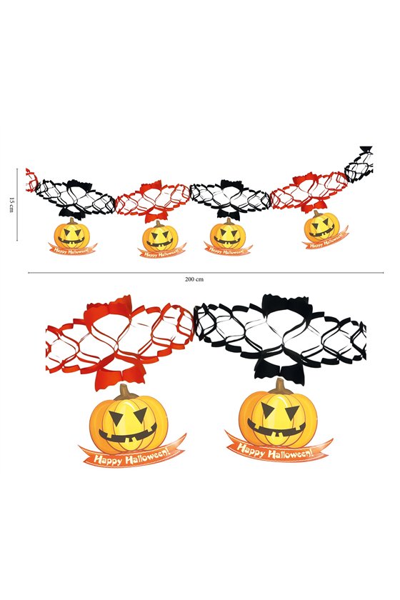 HALLOWEEN FANTASY GARLAND, 14.5x200 CM 