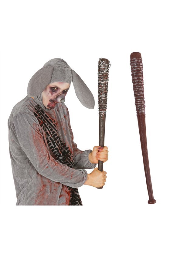 BASEBALL BAT WITH 73 CM BARBED WIRE