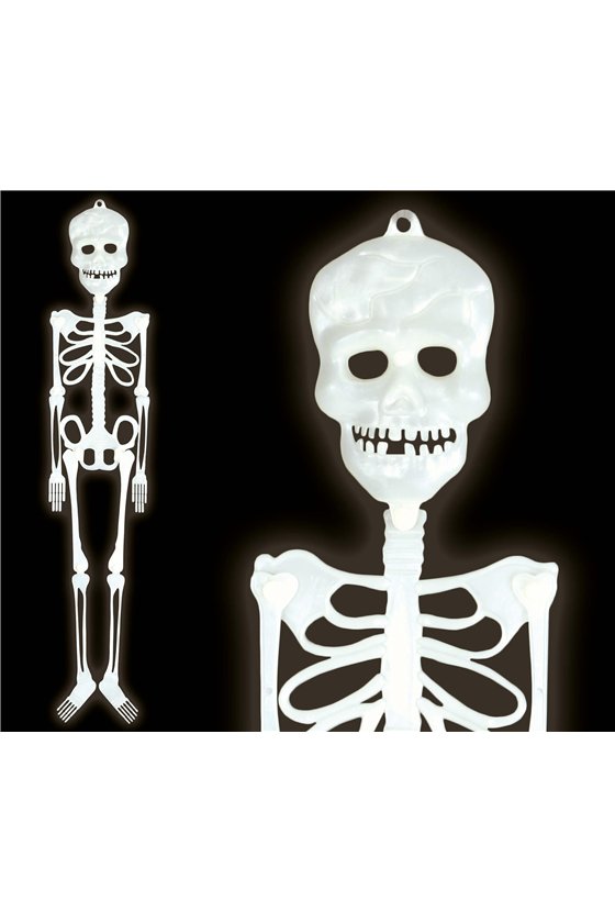 FLUORESCENT SKELETON 75 CM