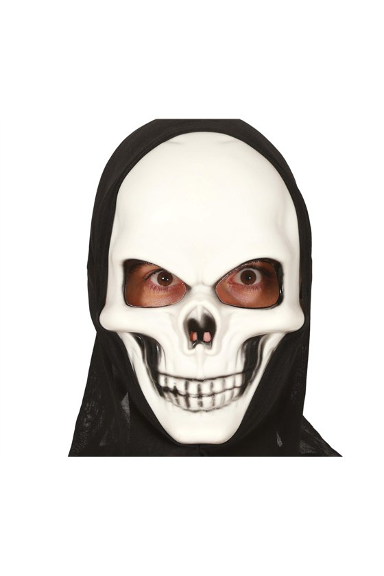 SKULL MASK WITH HOOD PVC
