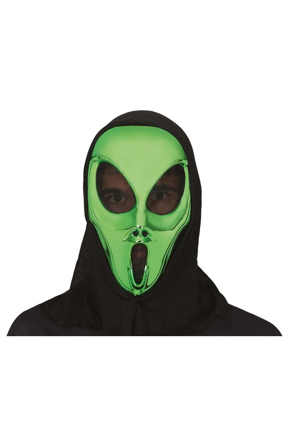 ALIEN MASK WITH HOOD PVC