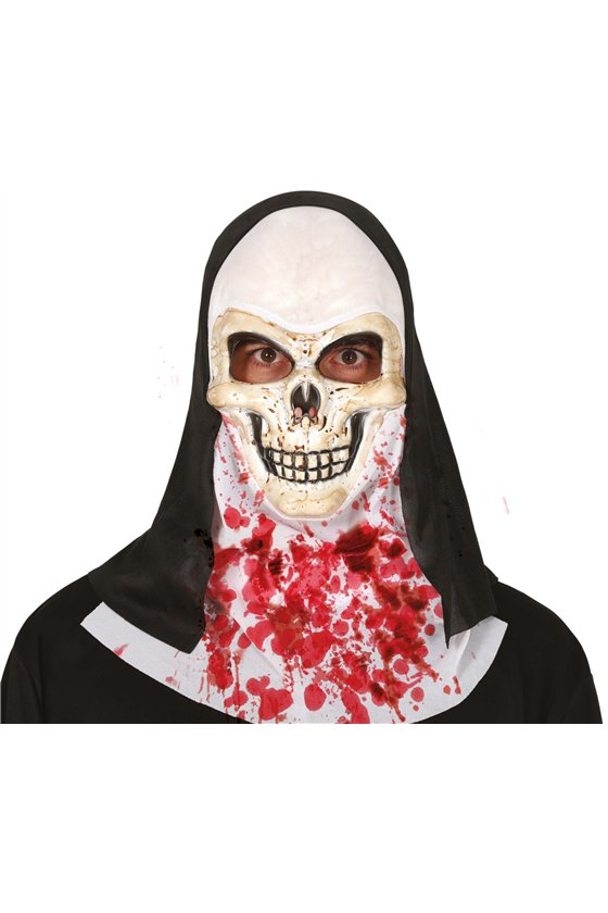 SKULL NUN MASK PVC