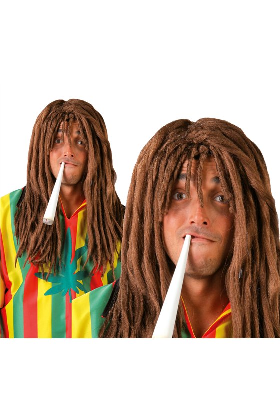 BROWN RASTA WIG (BOX CONTAINER)