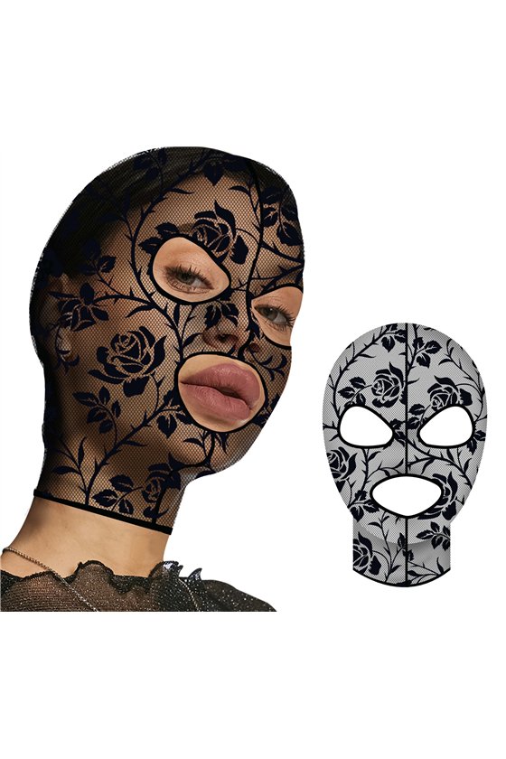 LACE FABRIC FLOWERS HOOD