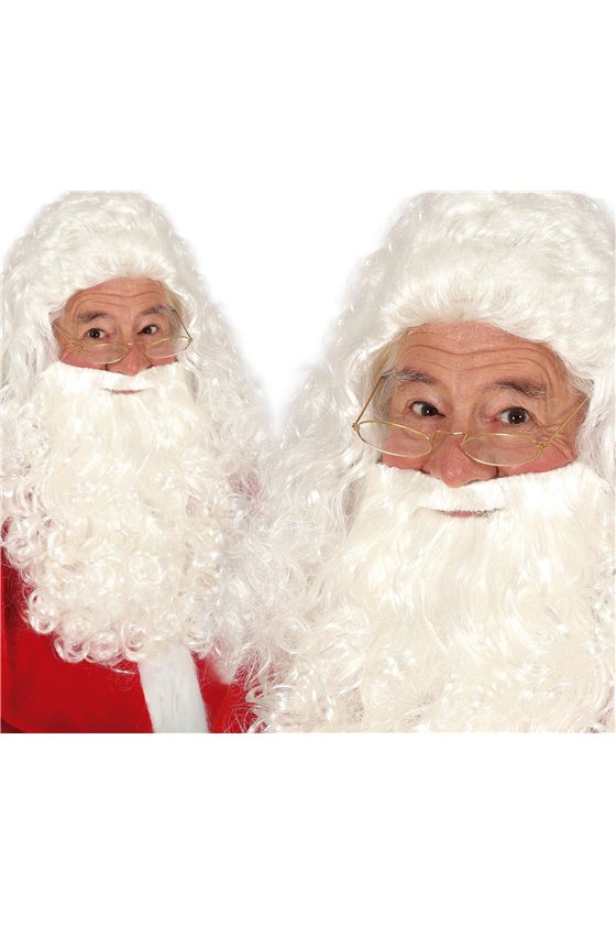 SANTA CLAUS WIG AND BEARD (BOX)