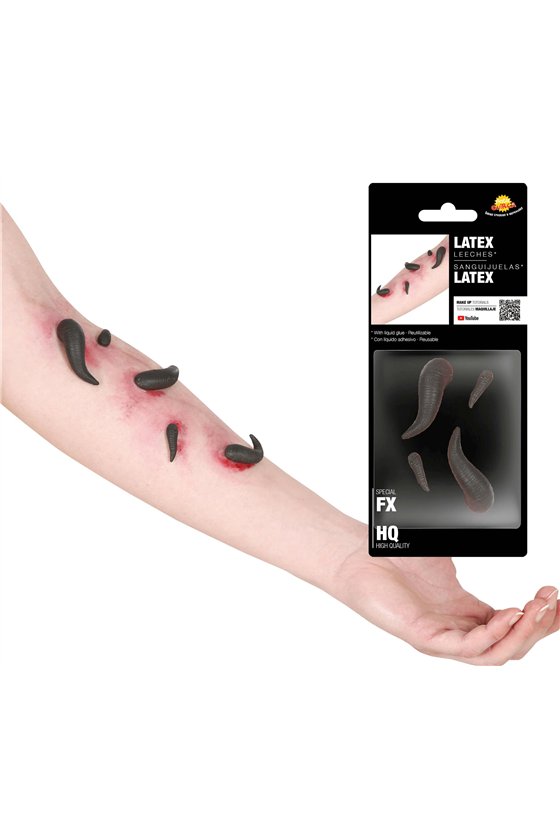 BAG 5 LATEX LEECHES