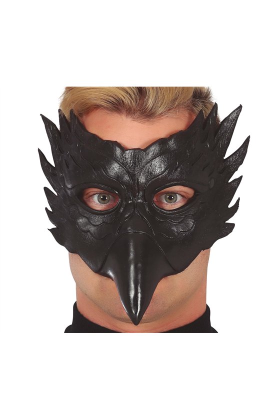 HALF MASK BLACK OWL, EVA