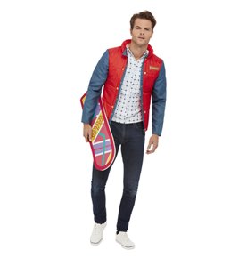 Back to the Future Marty McFly Costume, Red 