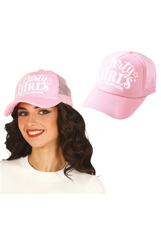 PINK PARTY GIRLS HAT, ADULTS