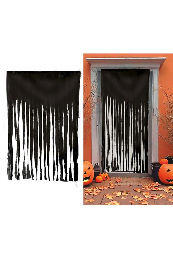 CURTAIN 100X200 CM BLACK