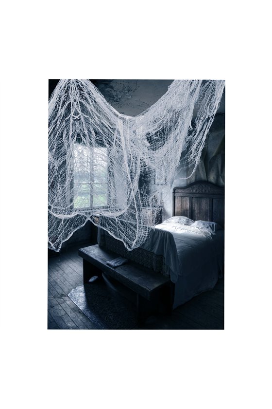 WHITE FABRIC 76X228 CM