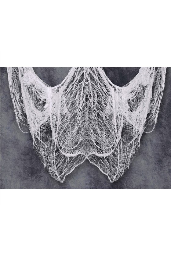 WHITE FABRIC 200X500 CM