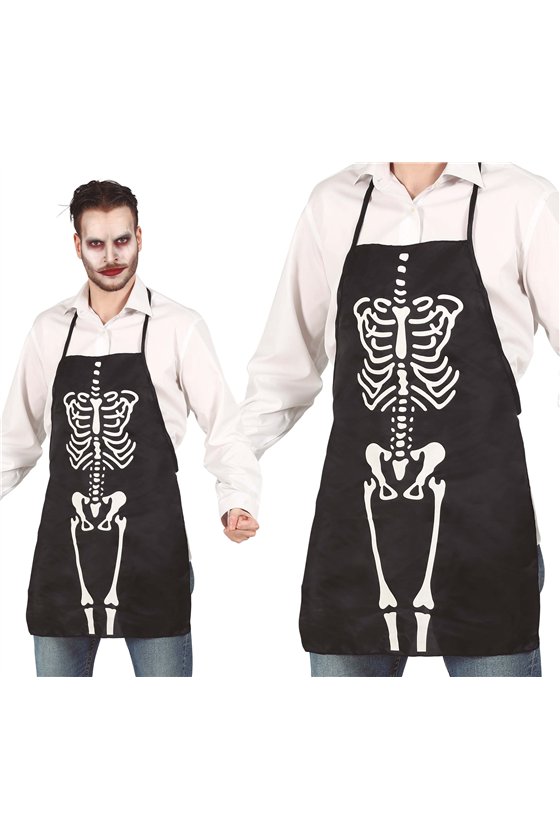 SKELETON APRON