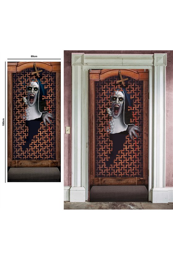 CONFESSIONAL DOOR DECORATION