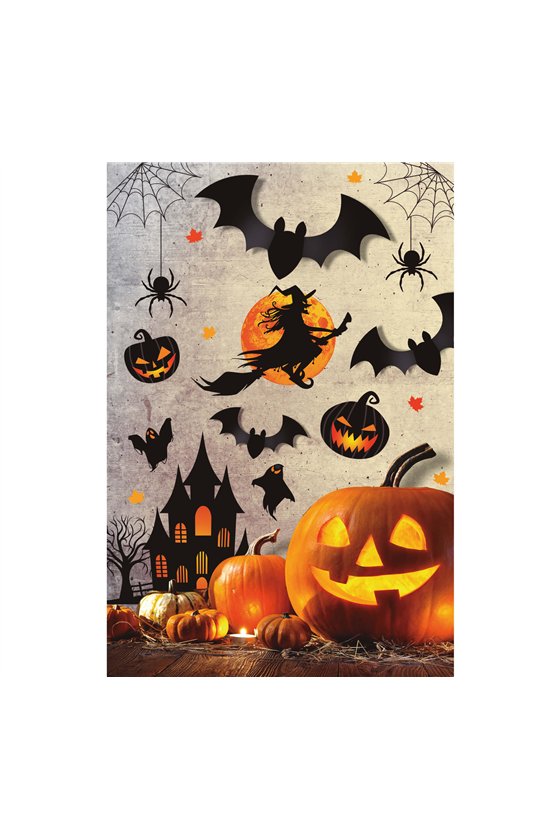 ADEHESIVE WALL SILHOUETTE DECORATION 70X80 CM