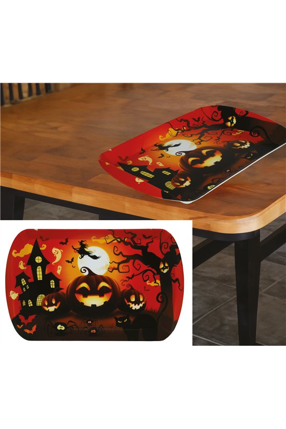 PUMPKIN TRAY, 39X24 CMS, PLASTIC