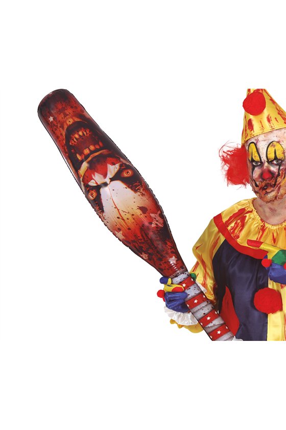 INFLATABLE CLOWN BAT 90 CM