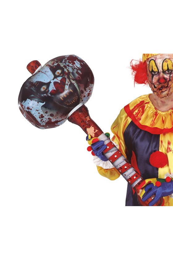 INFLATABLE CLOWN HAMMER 90 CM