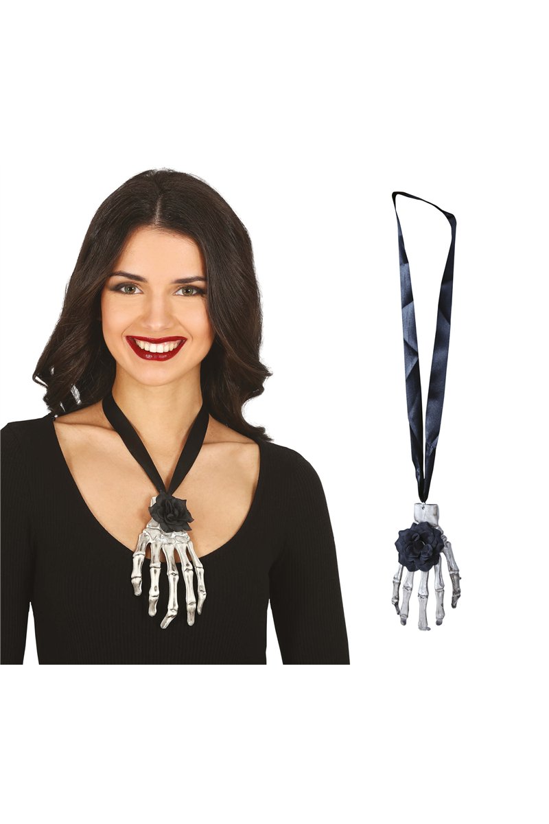 SKELETON HAND NECKLACE