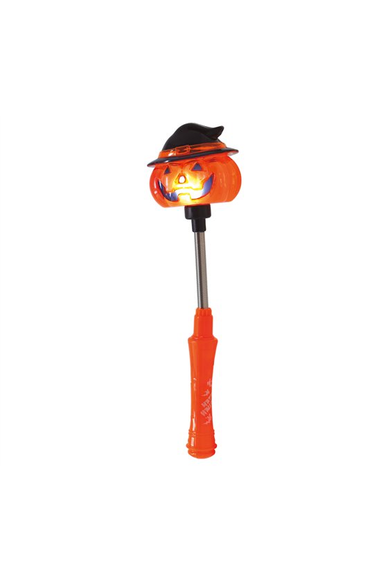 PUMPKIN WAND WITH LIGHT 24 CM