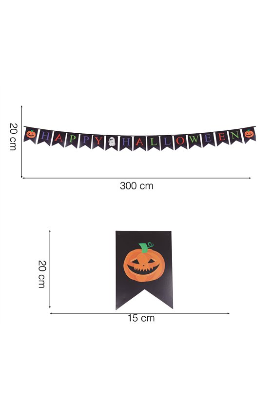 PUMPKIN PENNANT BUNTING 300 CM 15X20 CM HQ