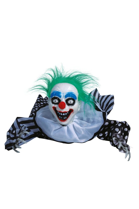 CLOWN CRAWLING, 65 CMS.WITH LIGHT,SOUND AND MOV.