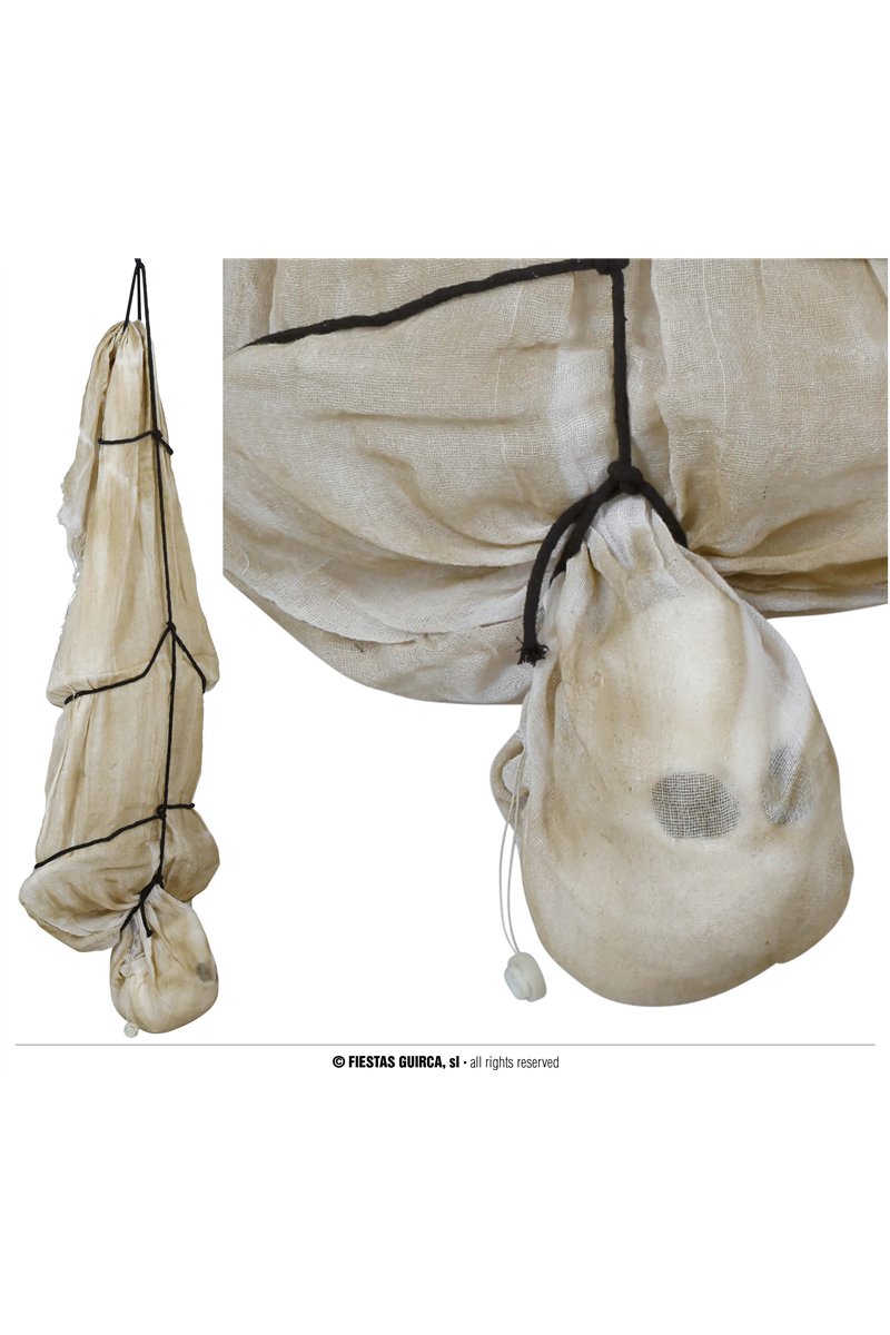 HANGING MAN IN BAG LIGHT SOUND AND MOV 170 CM