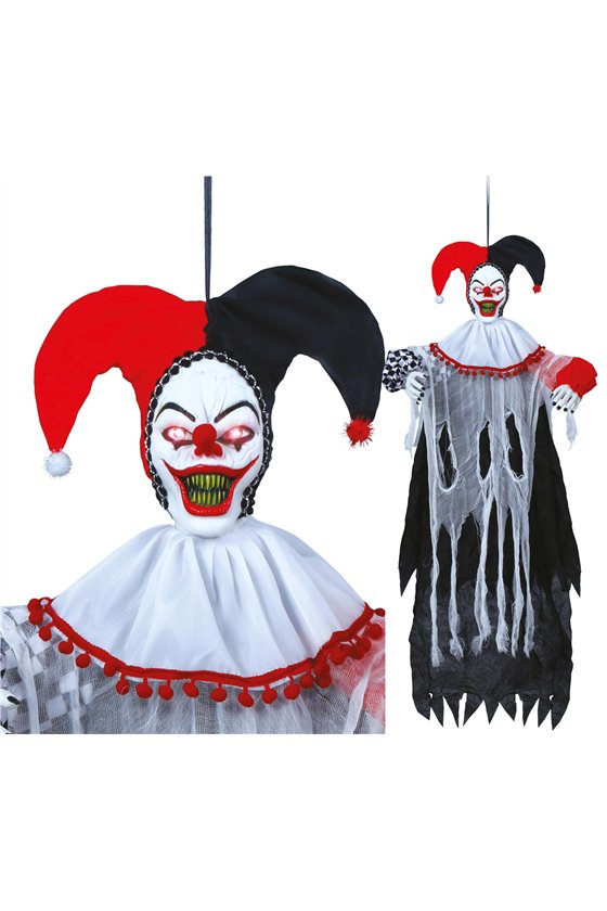 HANGING CLOWN BUFFON, 120 CM