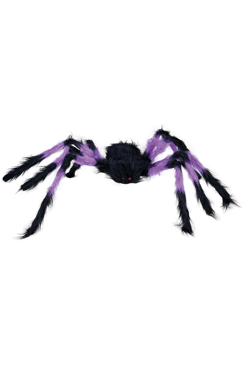 PURPLE AND BLACK SPIDER, 75 CMS.