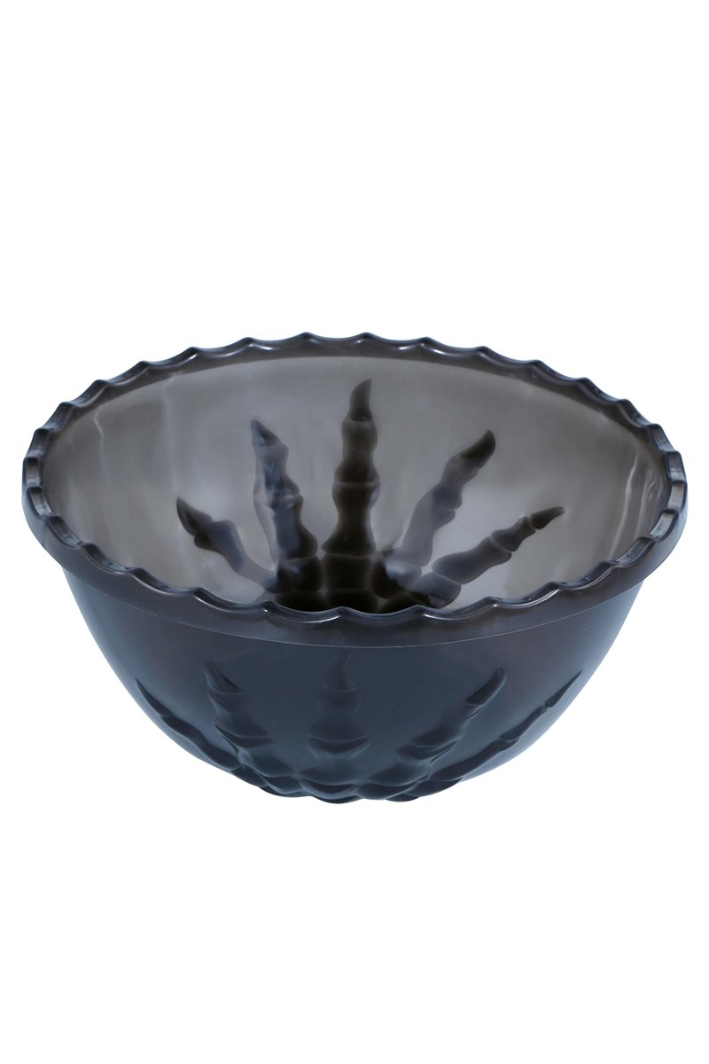 BLACK SKELETON HAND BOWL, 14X33 CMS CMS.