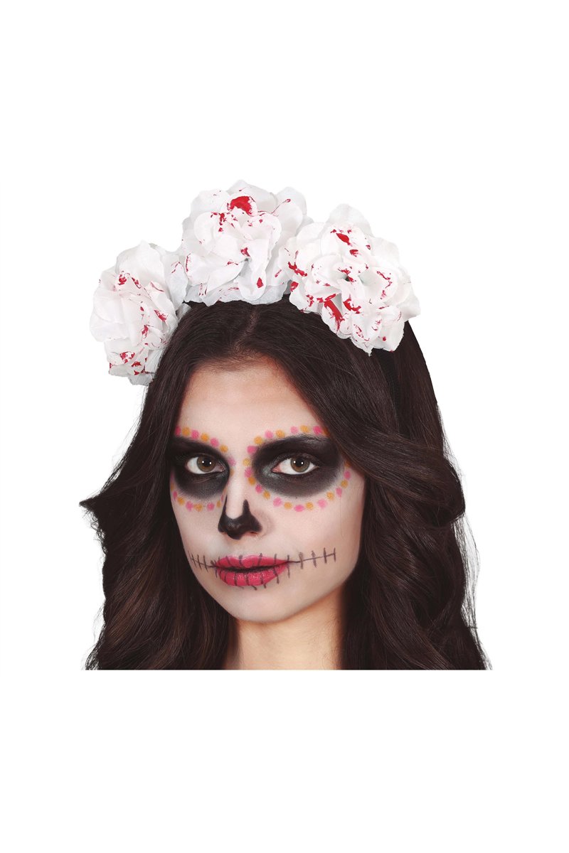 BLOODY FLOWERS HEADBAND