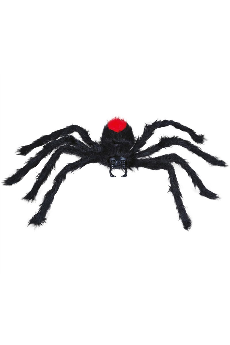 BLACK FURRY SPIDER, 60 CMS.