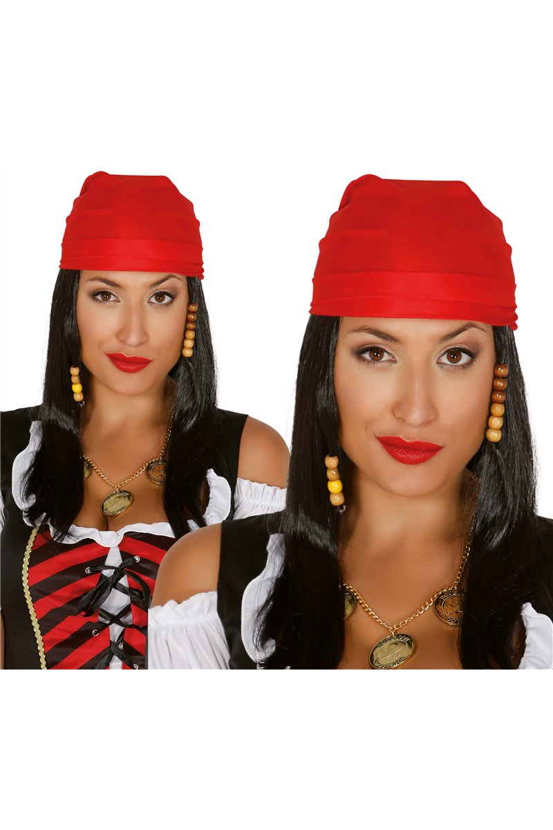 PIRATE WIG AND SCARF (BOX CONTAINER)