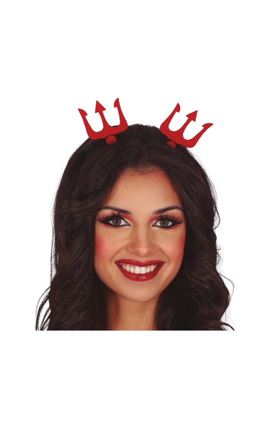 RED TRIDENT HEADBAND