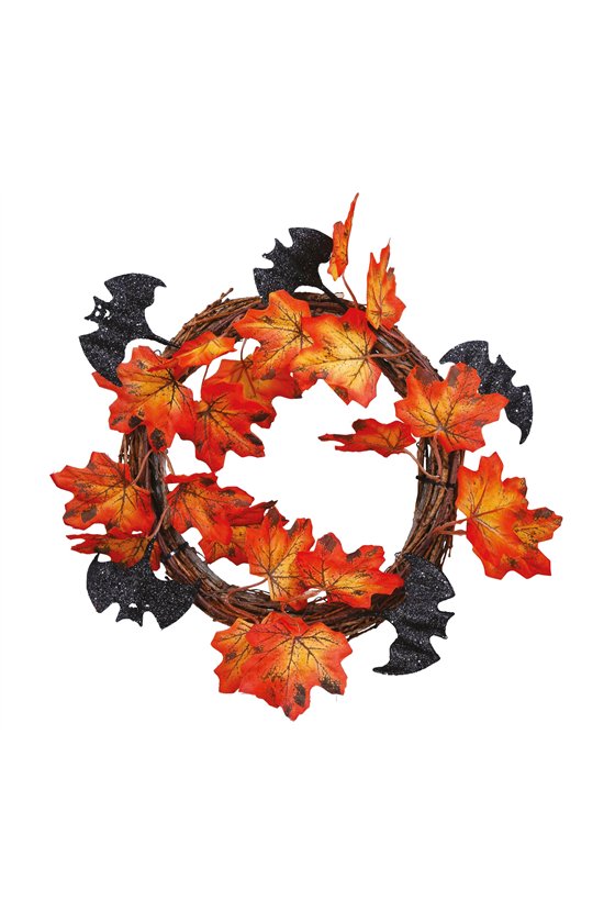 HALLOWEEN LEAVES CROWN, 30 CMS.