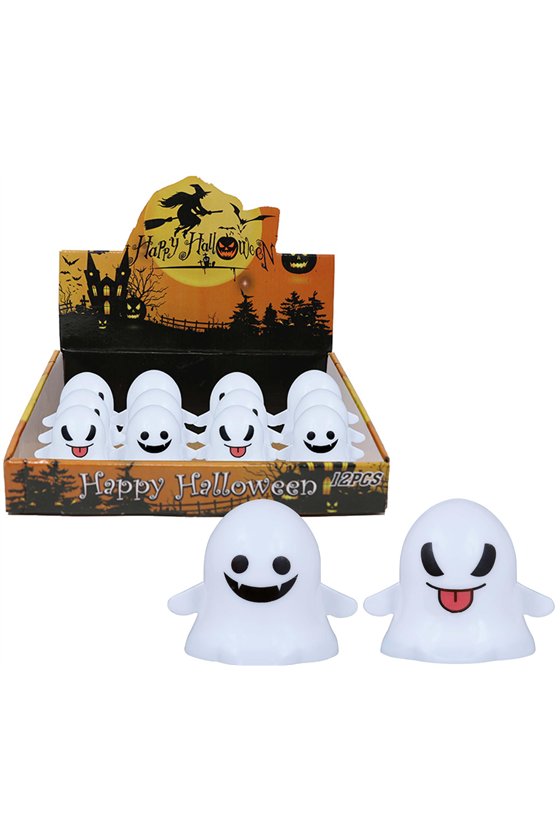 BOX OF 12 GHOSTS ROLLING ROPE , 3.5 CMS.