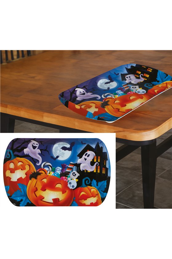 PUMPKIN TRAY, 39X24 CMS, PLASTIC