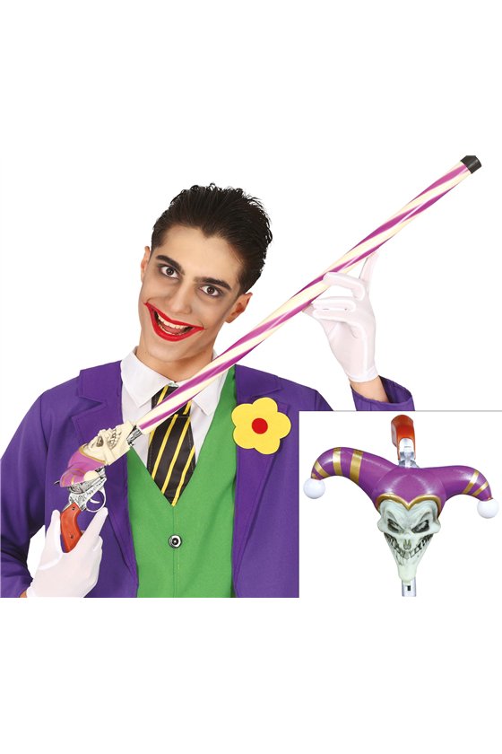 DETACHABLE JESTER PISTOL CANE, 90 CMS