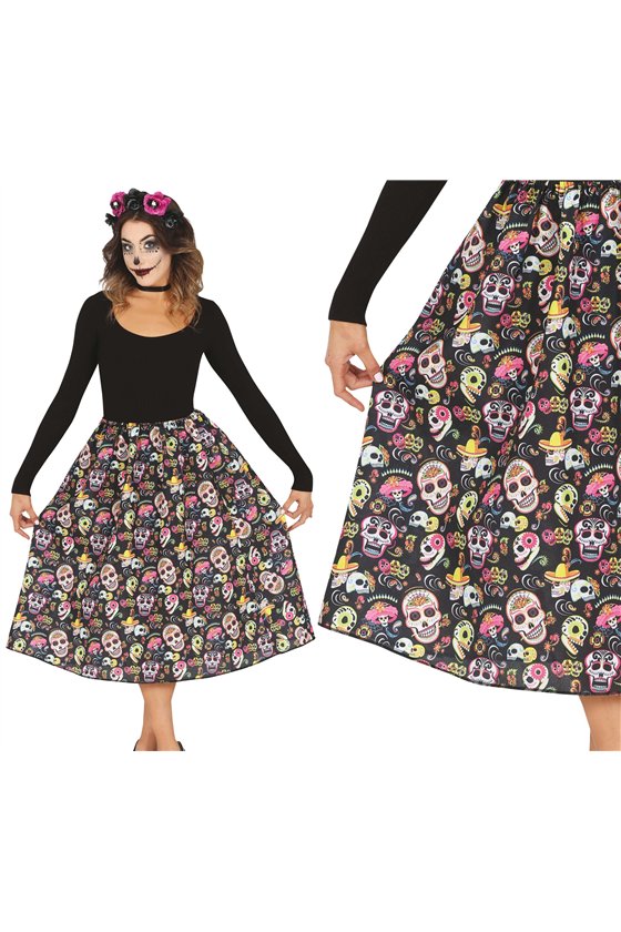 DAY OF THE DEAD SKIRT
