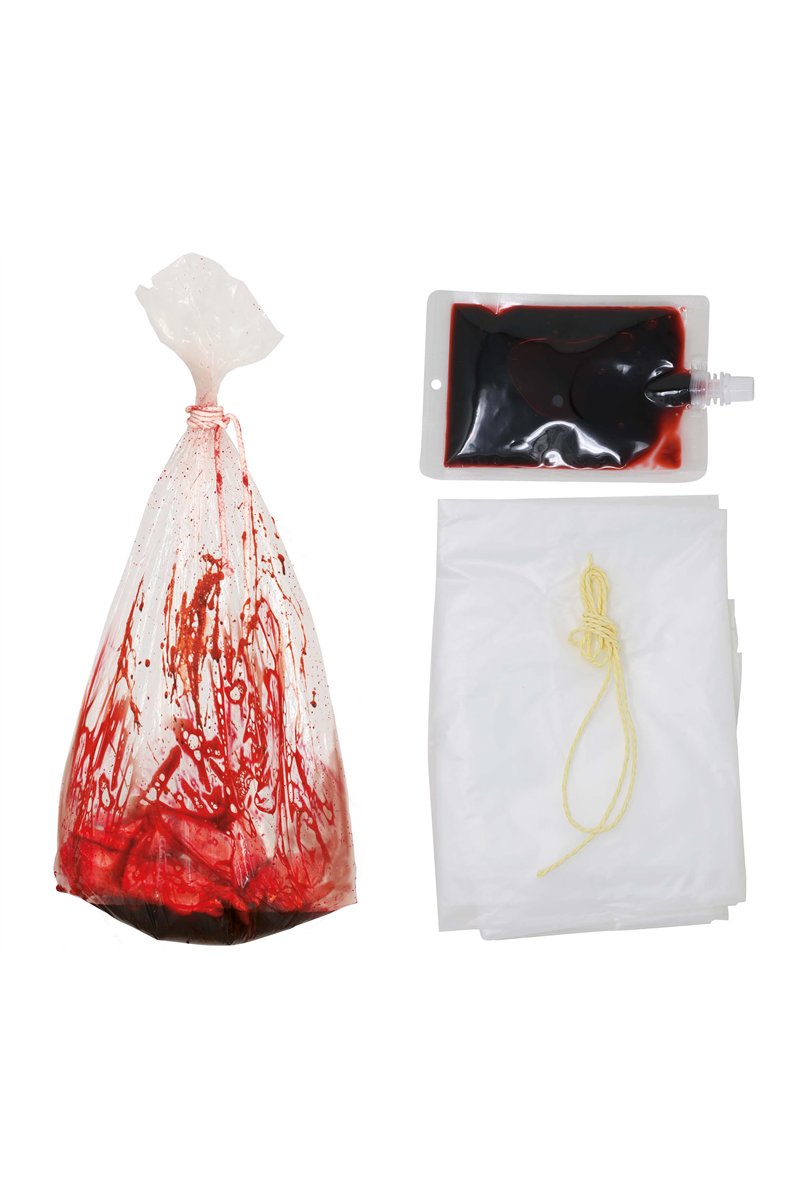 BLOODY BAG WITH ROPE OF 150 CMS.