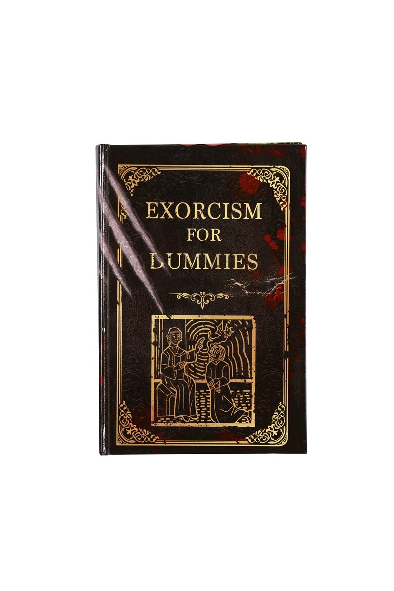 BOOK "EXORCISM FOR DUMMIES" 22X15 CMS, 46 PGS.
