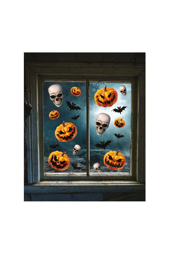 SET OF 3 ELECTROESTATIC SELF-ADHESIVE WINDOW STICK