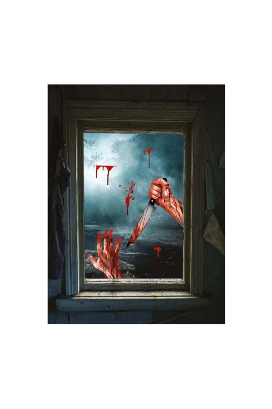 SET OF 3 ELECTROESTATIC SELF-ADHESIVE WINDOW STICK