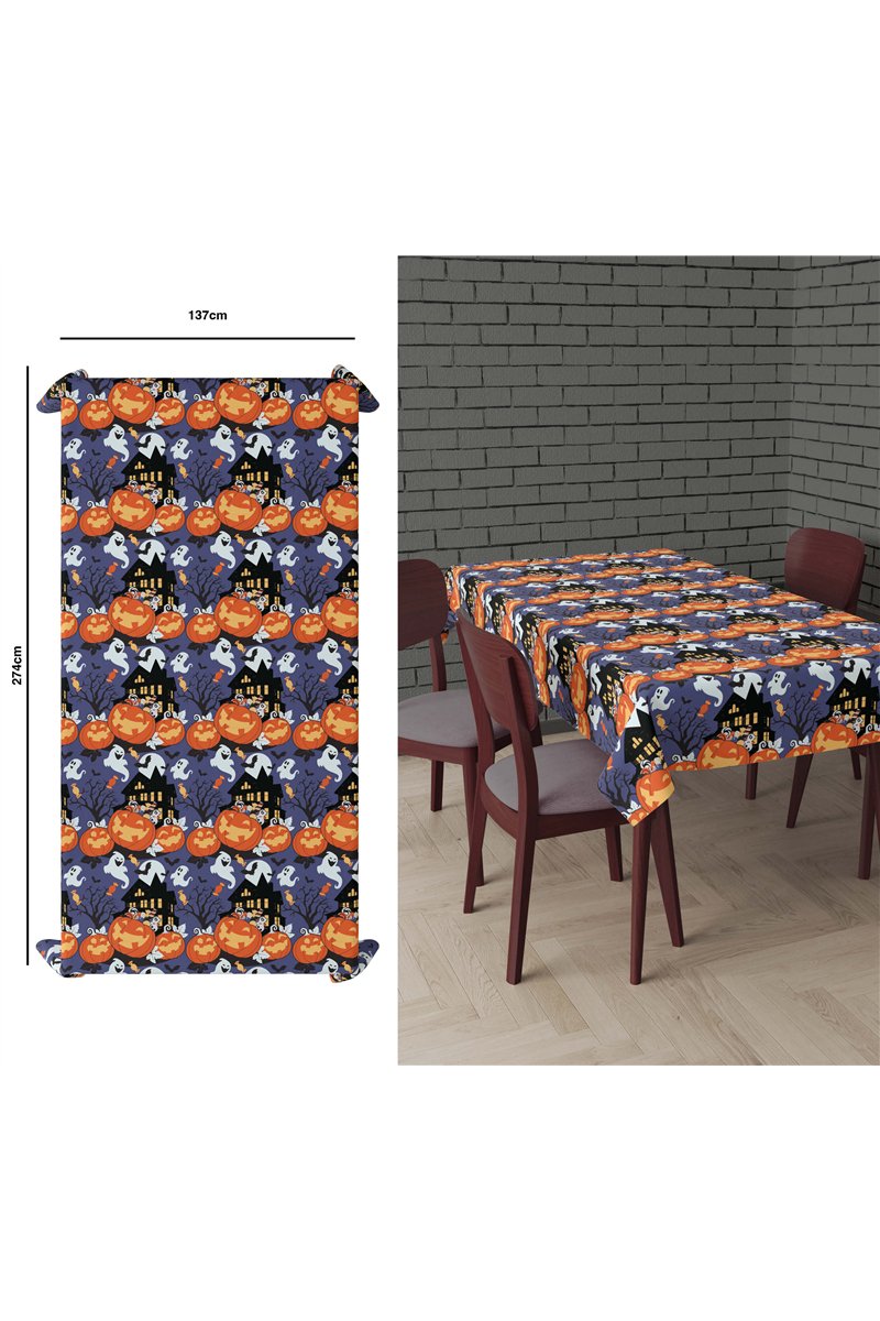 PUMPKINS TABLECLOTH 137X274 CMS.