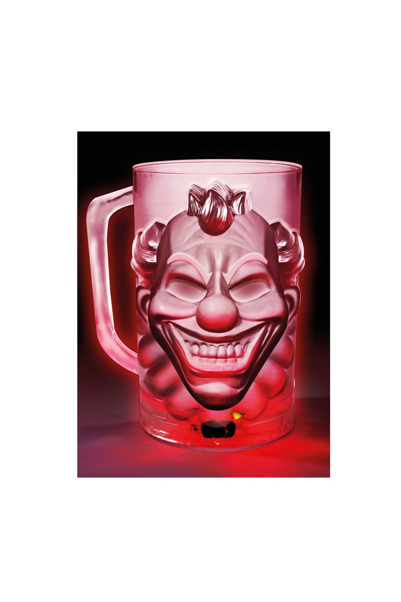 JUG WITH LIGHT, 500 ML, 10X14 CMS. CLOWN