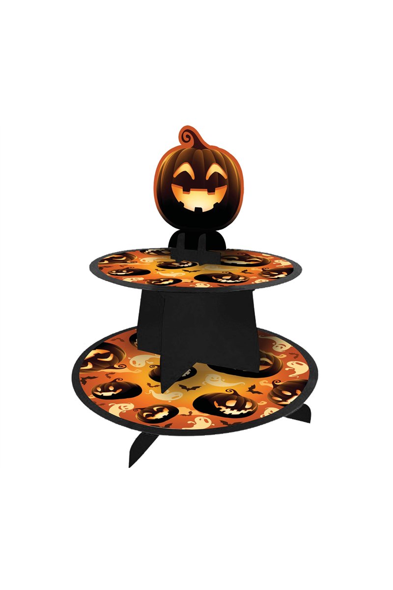 3-FLOOR TRAY, 40X30 CMS. PUMPKIN