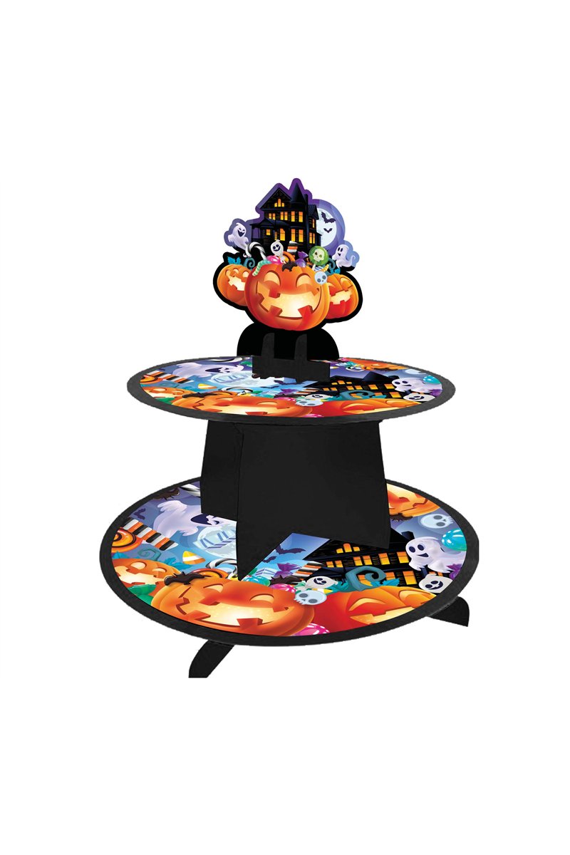 3-FLOOR TRAY, 40X30 CMS. PUMPKINS