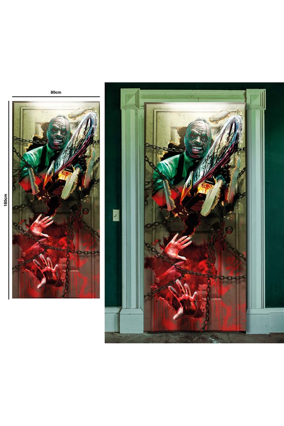 DECOR. DOOR MURDERER ELECTRIC SAW 80 X 180 CMS