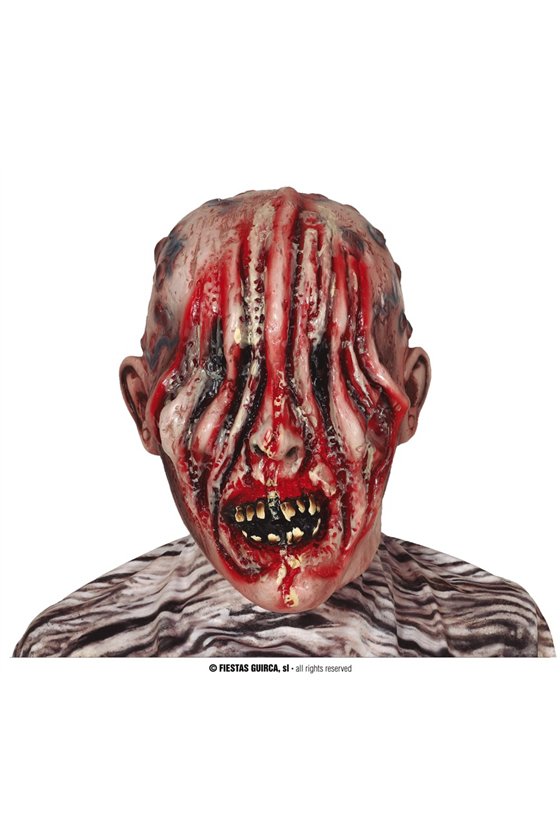 LATEX EYELESS ZOMBIE MASK