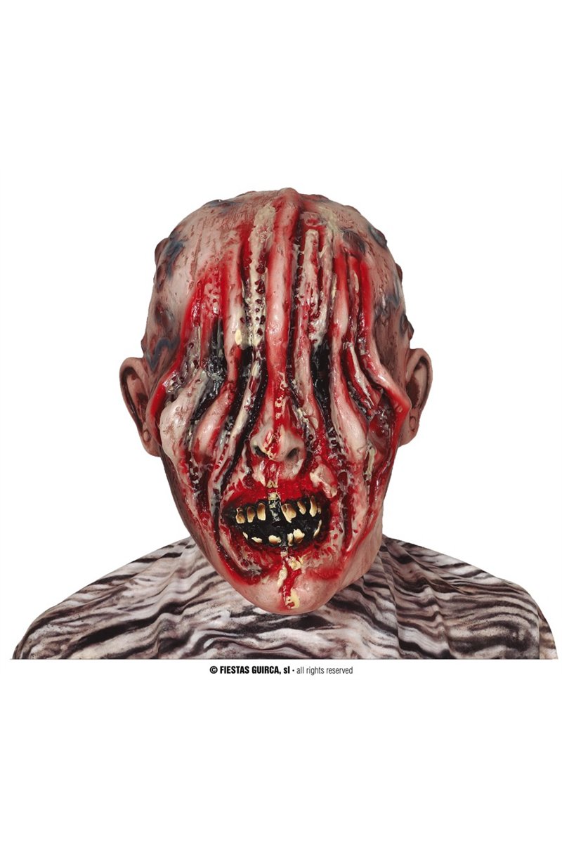 LATEX EYELESS ZOMBIE MASK